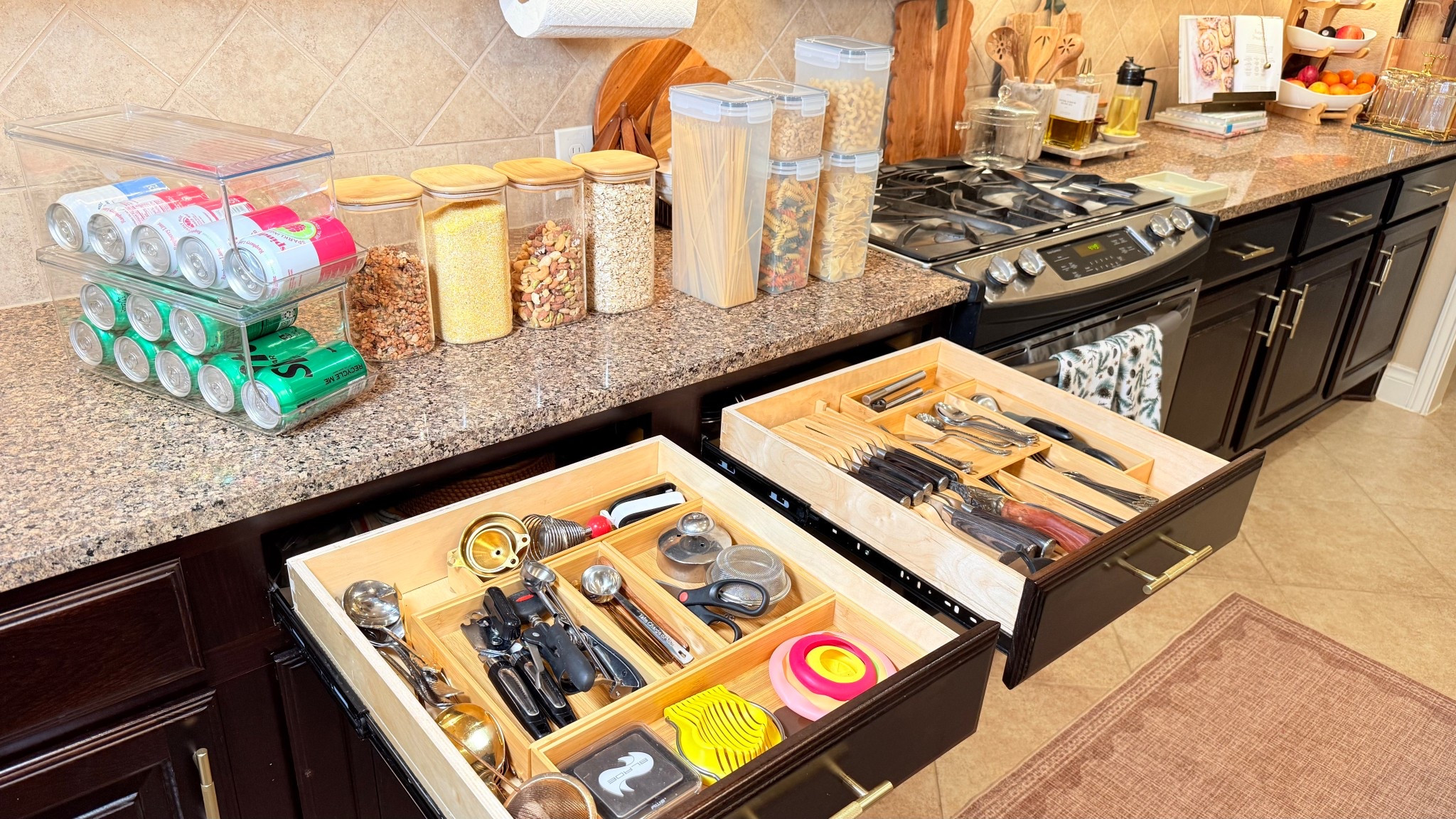 My favorite storage containers for food and drawer organizers for silverwear and kitchen tools  

#LTKfoodie #LTKHome