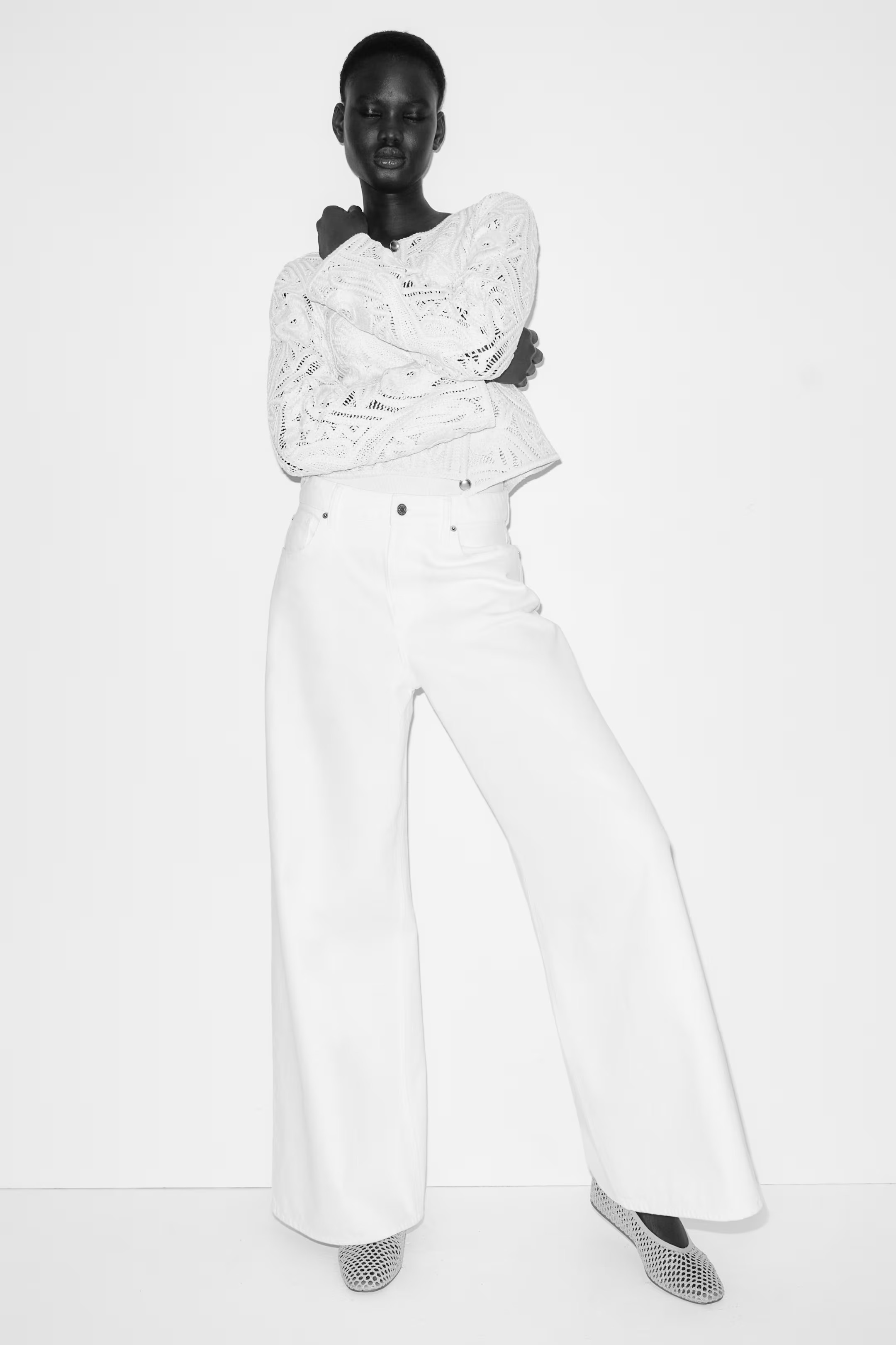 Crochet-Look Cardigan | H&M (US + CA)