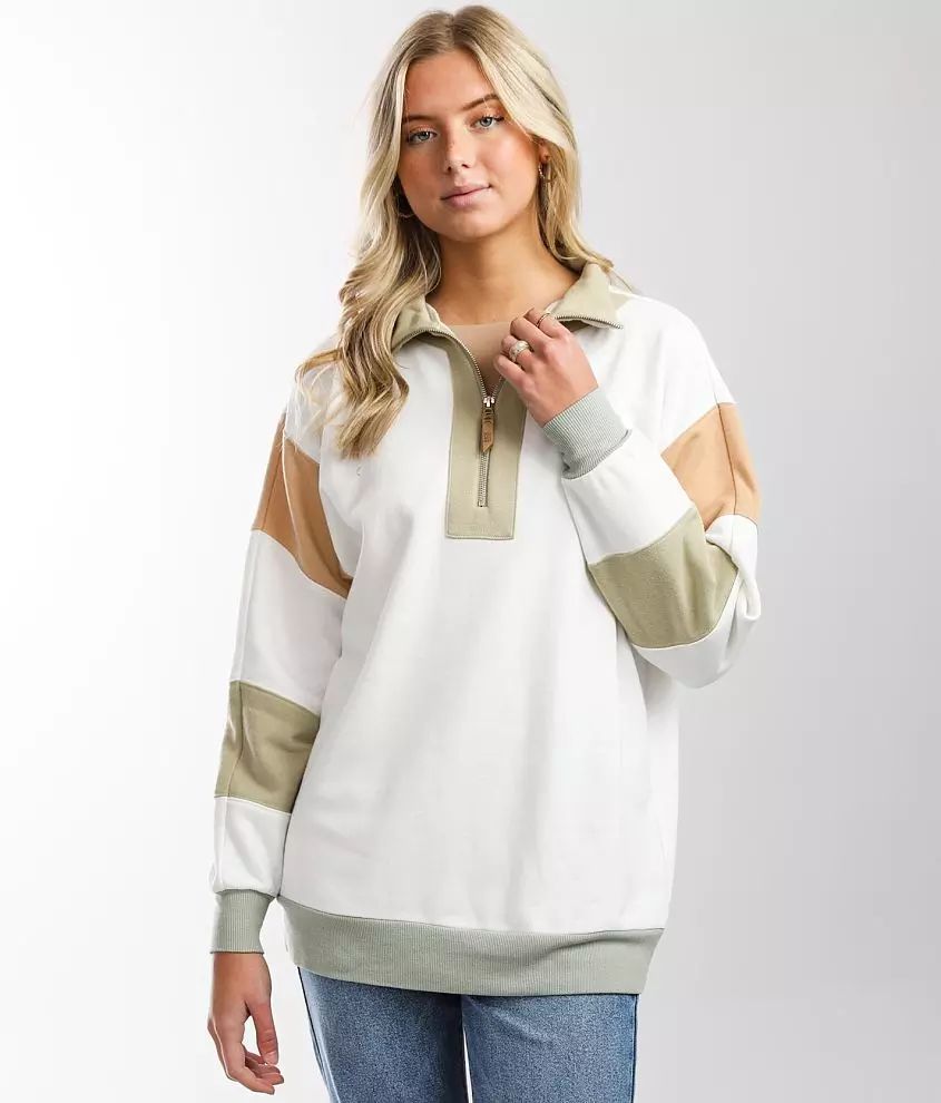 Color Block Tunic Pullover | Buckle