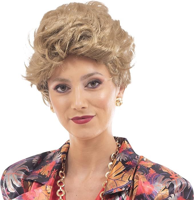 The Golden Girls Officially Licensed Blanche Costume Cosplay Wig | Amazon (US)