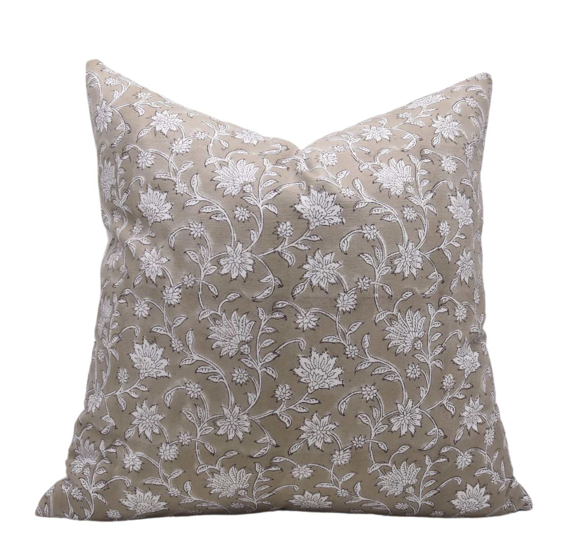 Fabdivine Handcrafted Block Print Cotton Cushion Cover – Elegant Aradhna Design | Wayfair North America