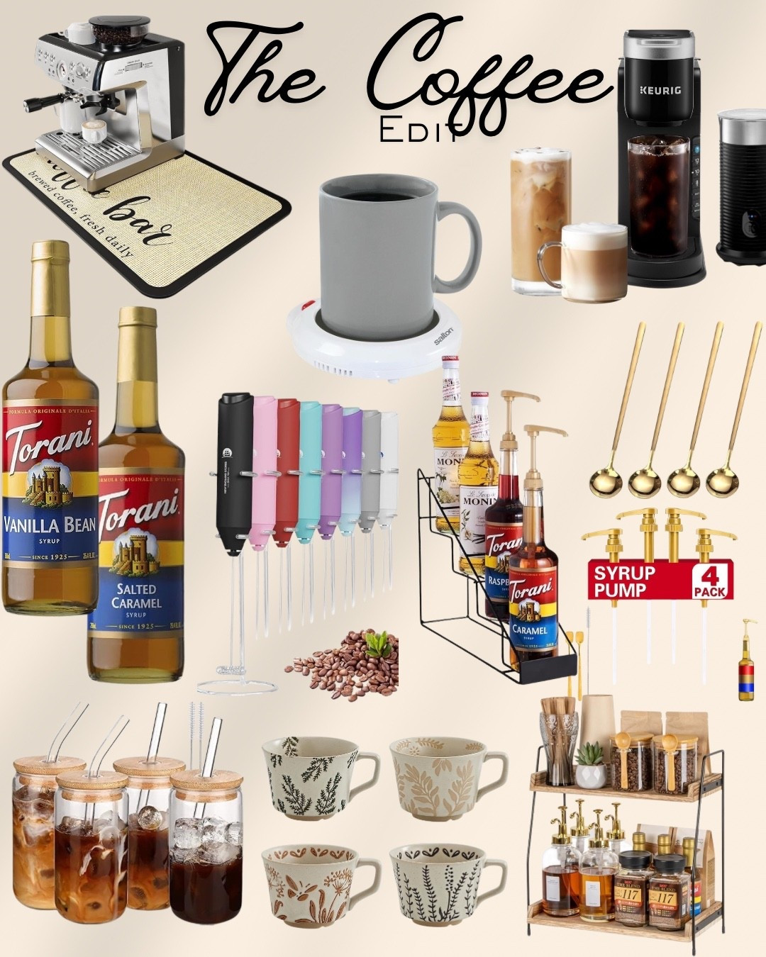 The Coffee Edit Gift Guide 🤎 Cozy coffee essentials to help keep you warm during this cold season! 

#LTKhome #LTKgiftguide #LTKwinter