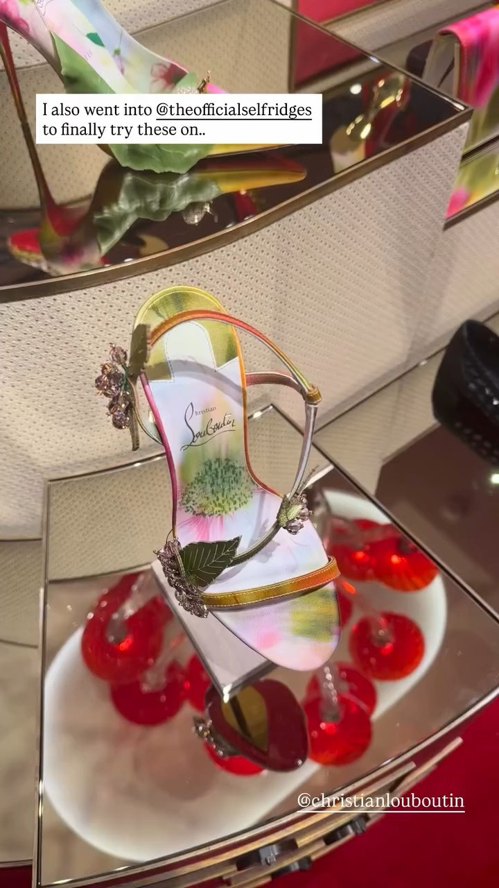 @christianlouboutin  I also went into @theofficialselfridges to finally try these on…. The perfect summer shoe, spring show, wedding guest shoe, euro summer shoe, date night shoe… you name it!!

#LTKluxury #LTKshoes #LTKstyletip
