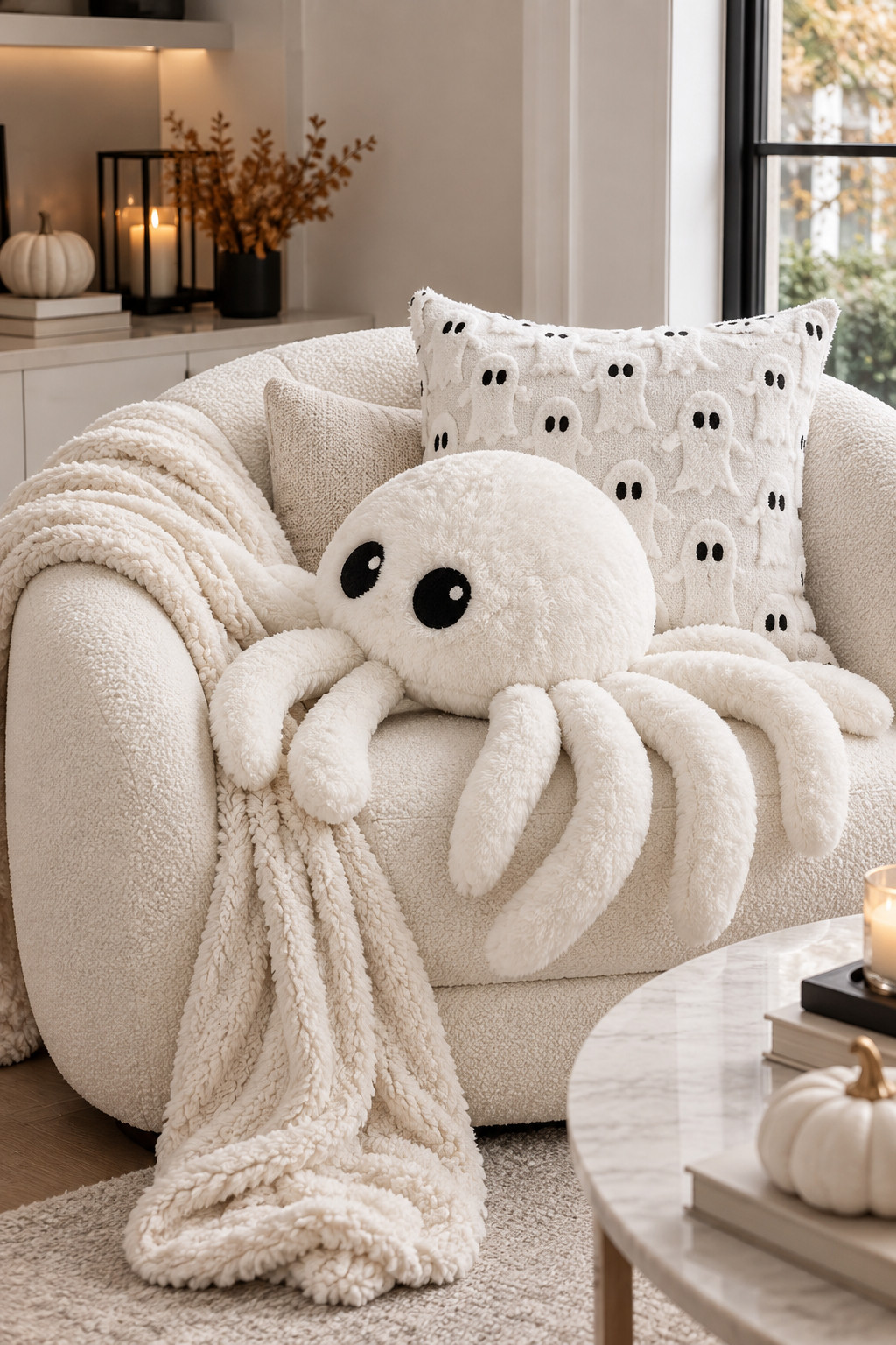 Okay these Halloween pillow finds are way too cute! 🎃 From little ghosts to pumpkins and spooky black cats, they instantly make a sofa or reading corner feel ready for October. #HalloweenPillow #HalloweenDecorIdeas #AmazonFavorites #AmazonHalloweenFinds #FallHomeDecor #SpookyDecor #CozyHome #HalloweenInspo #FallLivingRoom #HomeDecorFinds 

 #LTKSeasonal #LTKHome #LTKSaleAlert