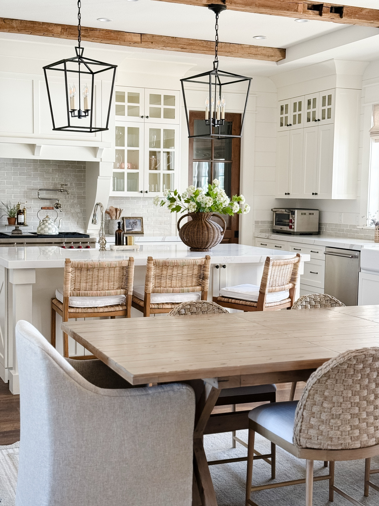 Spring Kitchen Refresh

I updated our kitchen with some new chairs!  I love the mix of fabrics and woven textures.  

#LTKSeasonal #LTKHome