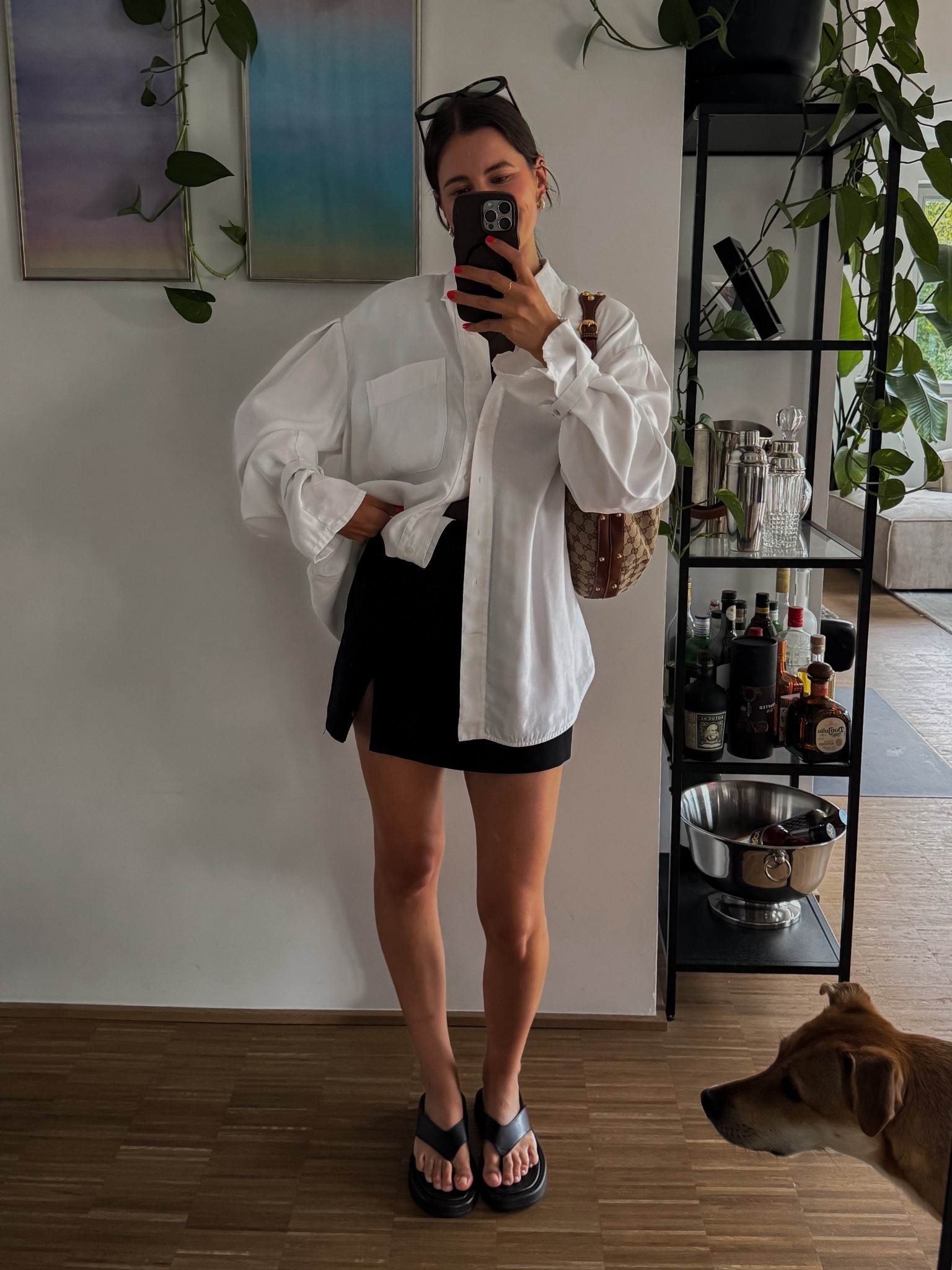 geht immer: basic look mit oversized hemd ✨

#LTKstyletip #LTKsummer #LTKdeutschland