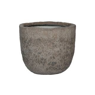 13.58 in L Mt. Russell S, Fiberstone Robust Mountain Planter Indoor and Outdoor, Diorite Grey | The Home Depot