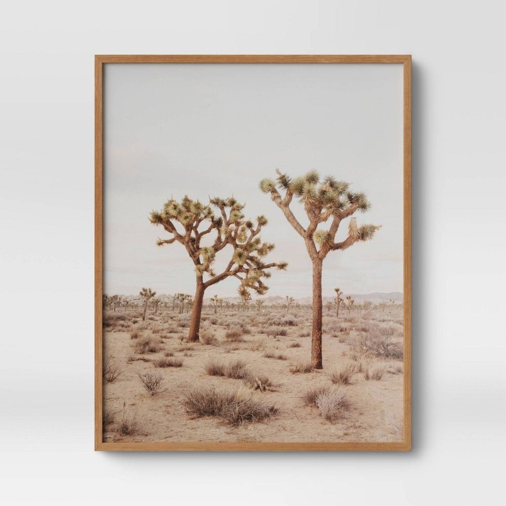 24"" x 30"" Joshua Tree Framed Print - Threshold | Target