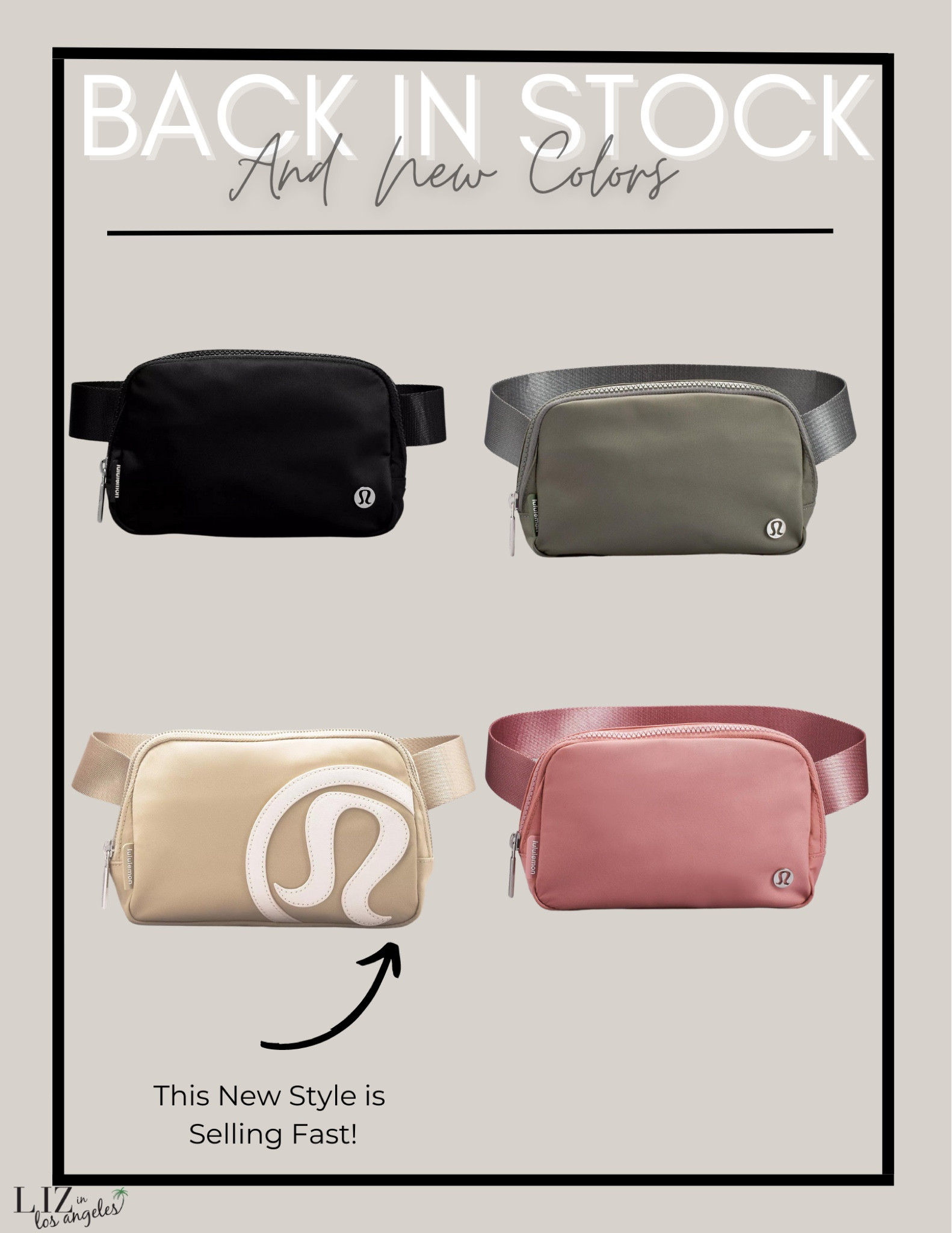 The hottest new Lululemon bag is in stock in multiple colors and new styles! Run don’t walk so you don’t miss this everywhere bag restock! 

#LTKFind #LTKfit #LTKSeasonal