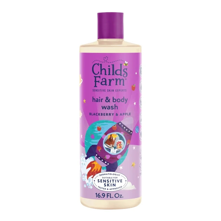 Childs Farm Hair & Body Wash, Blackberry & Apple 16.9 fl oz | Walmart (US)