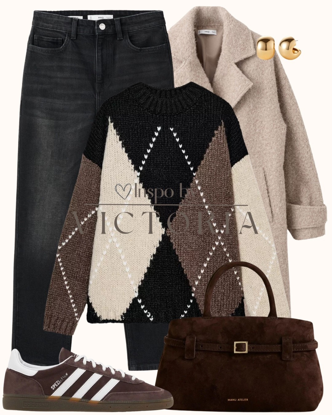 Cozy classics with a modern twist 🤎🖤
Styling this statement ZARA diamond knit jumper (5802/101/093) with washed black denim and a soft neutral coat for that effortless, everyday cool. Finished with rich brown accessories and comfy sneakers—perfect for laid-back days that still feel put together.

#LTKStyle #ZARAKnit #EverydayOutfit #NeutralStyle #CasualChic

#LTKFindsUnder50 #LTKSeasonal #LTKSaleAlert