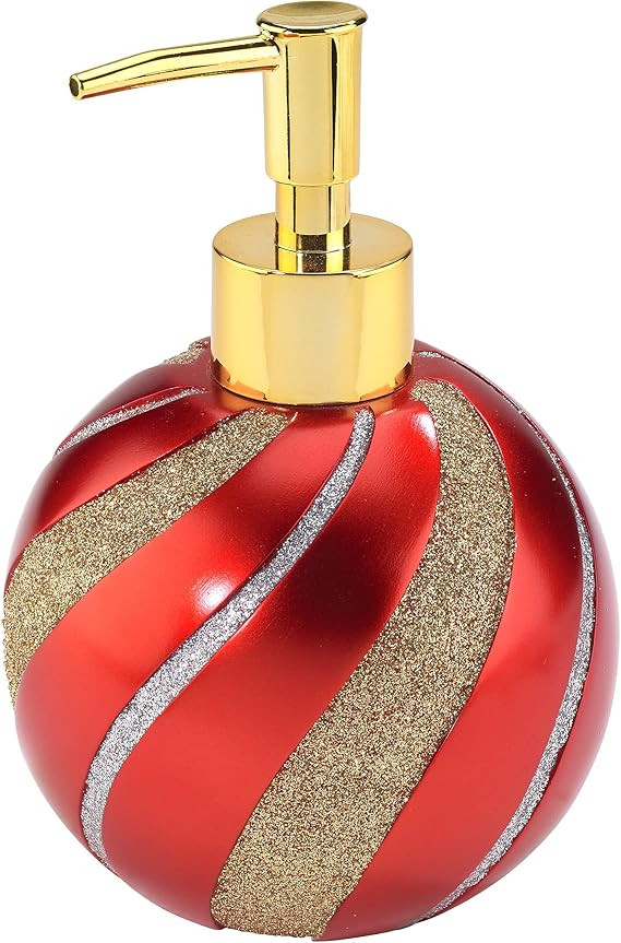 Avanti Linens - Soap Dispenser/Lotion Pump, Countertop Accessories, Christmas Bathroom Decor (Hol... | Amazon (US)