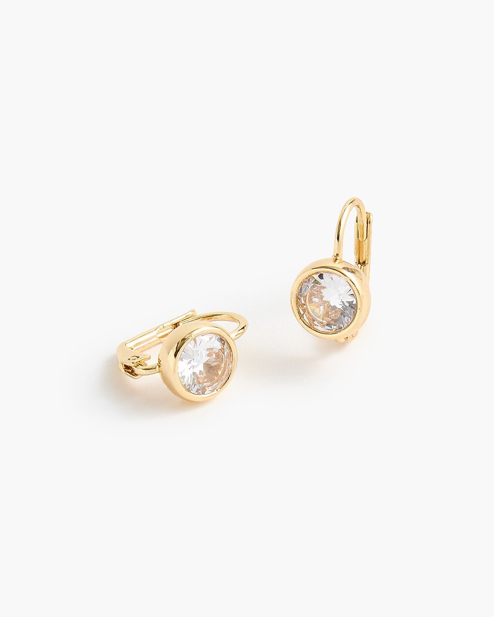 Crystal latch-back earrings | J.Crew Factory
