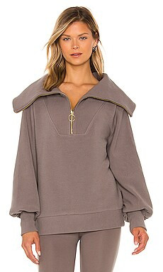Varley Vine Pullover in Deep Charcoal from Revolve.com | Revolve Clothing (Global)