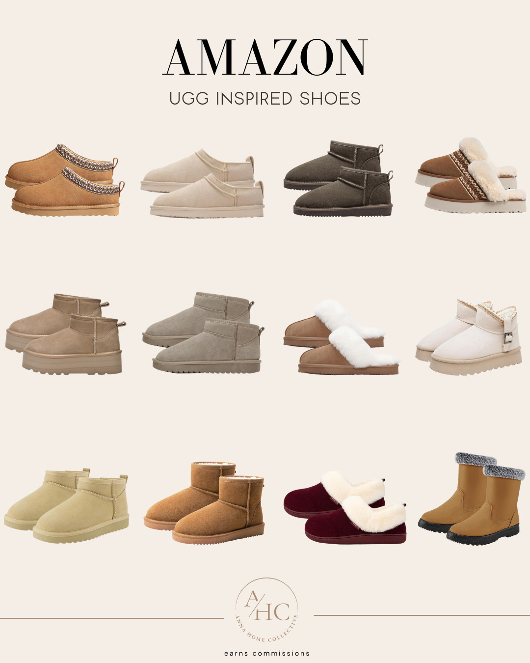 Amazon UGG-inspired shoes that are cozy, cute, and budget-friendly. //  Amazon, Amazon Finds, UGG Boots, UGG Boots Outfit, Ankle UGG Boots, Amazon Winter, Amazon Winter Fashion, Winter Boots, Amazon Boots, Amazon Booties, Snow Boots Women, Ankle Boots, Fuzzy Slippers, UGG Slippers 

 #LTKootd #LTKFindsUnder50 #LTKFindsUnder100