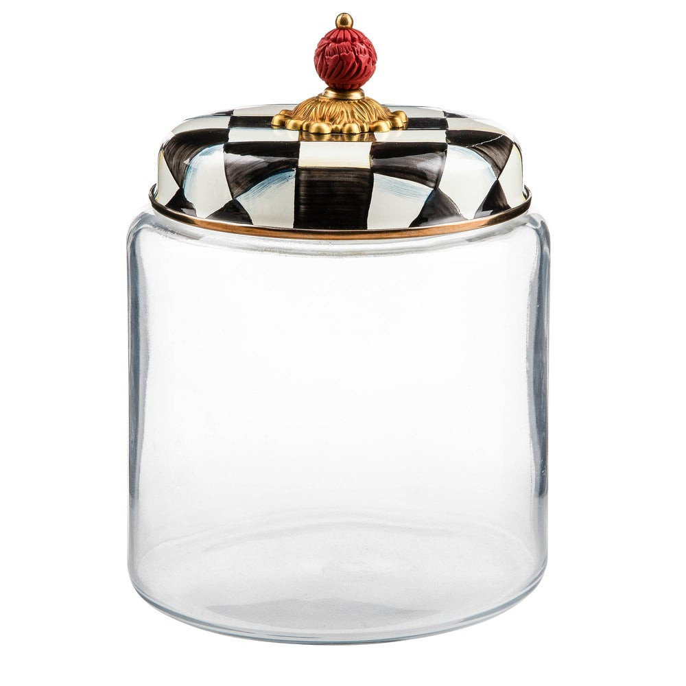 Courtly Check Large Kitchen Canister | MacKenzie-Childs