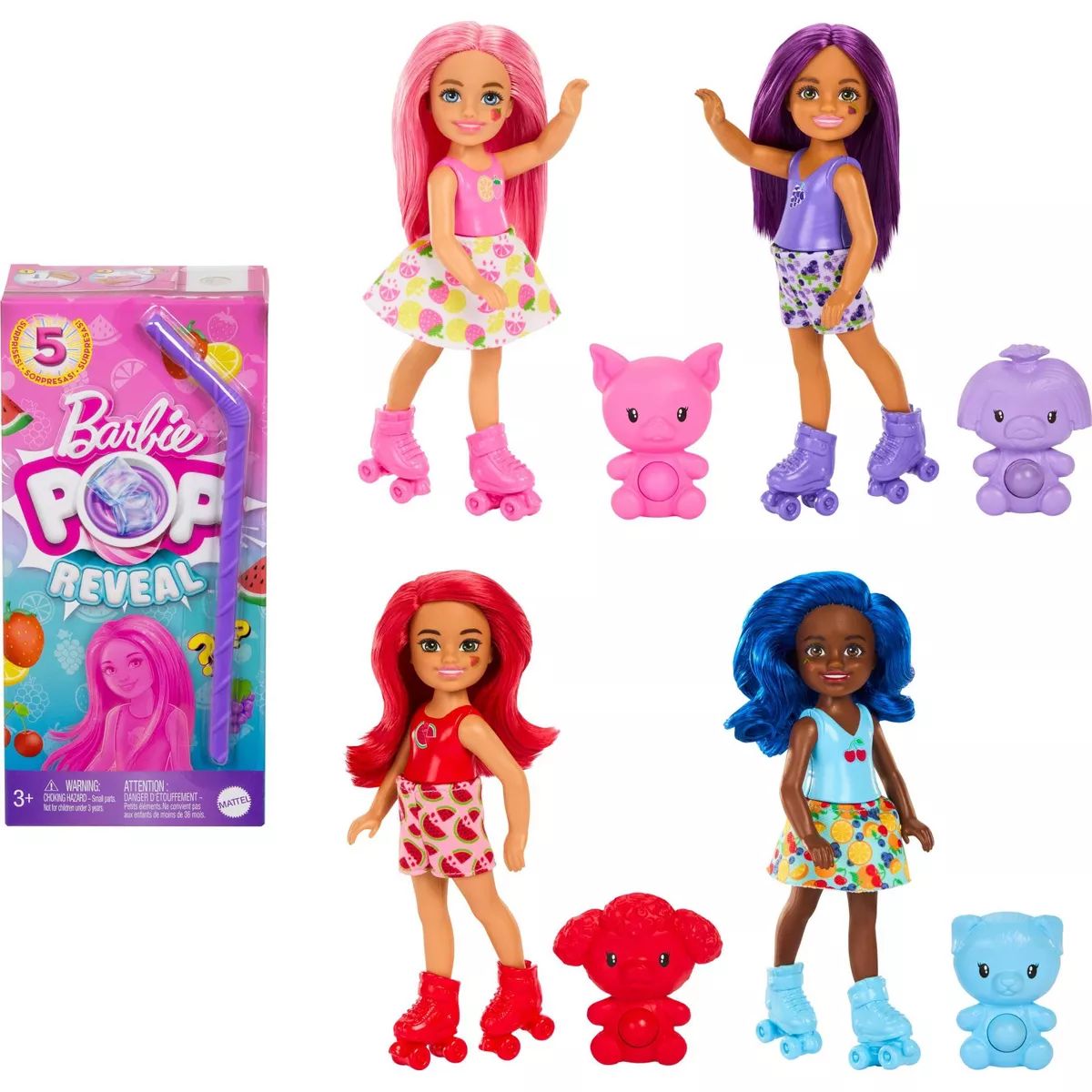 Barbie Pop Reveal Fruit Series Chelsea | Target
