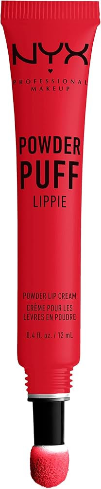 NYX PROFESSIONAL MAKEUP Powder Puff Lippie Lip Cream, Liquid Lipstick - Boys Tears (Red) | Amazon (US)