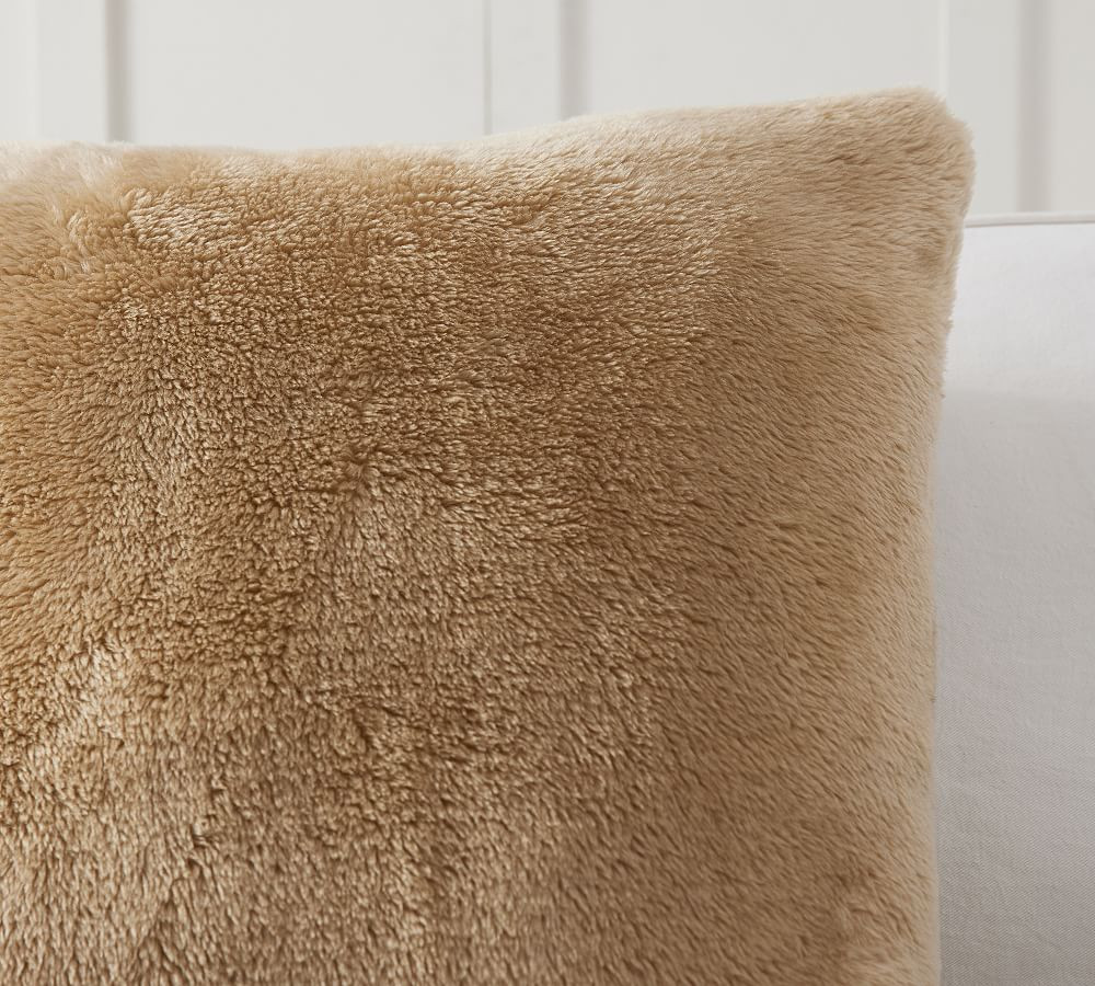 Faux Fur Shearling Throw Pillow Cover | Pottery Barn (US)