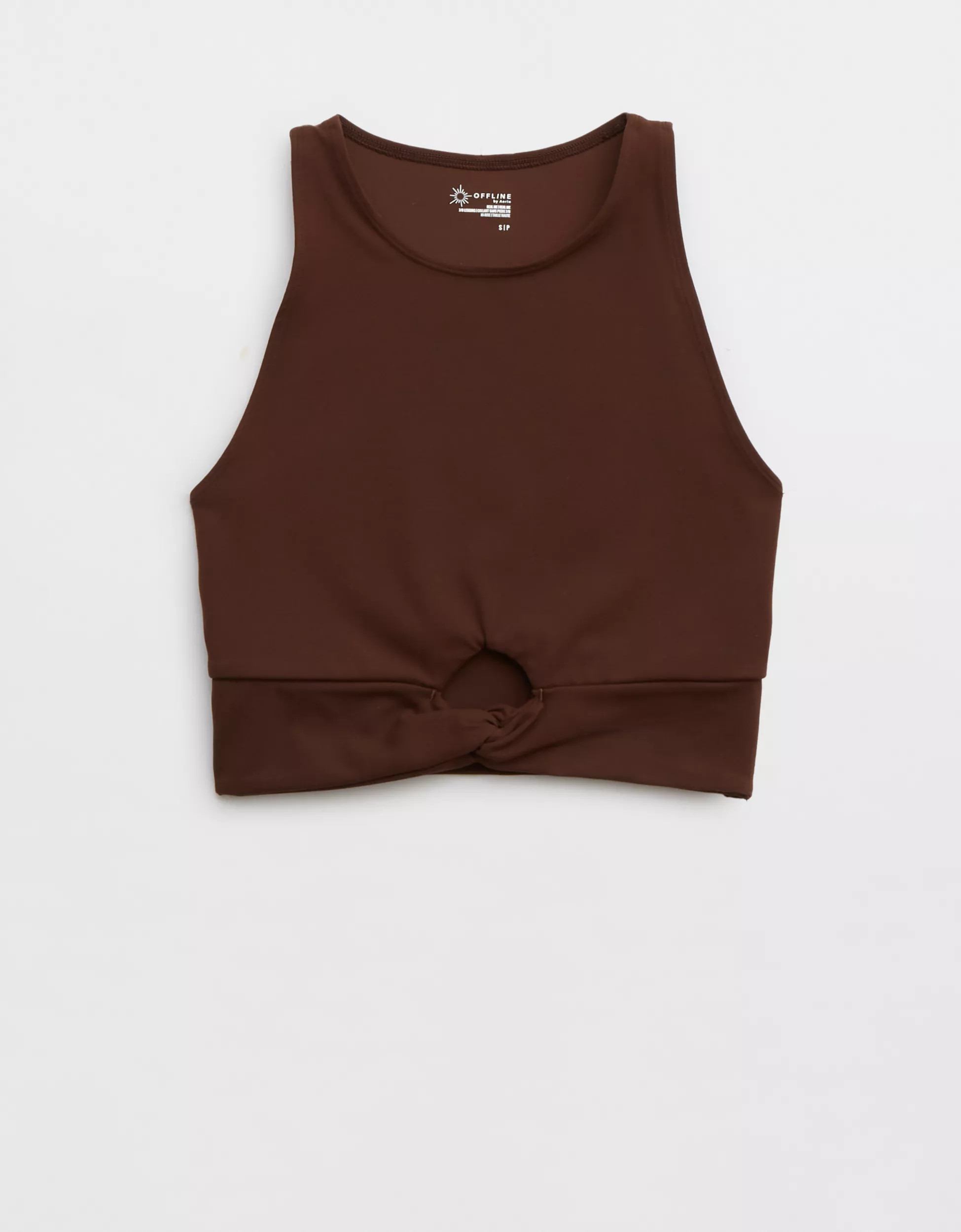 OFFLINE By Aerie Real Me Xtra Twist Crop Tank Top | Aerie