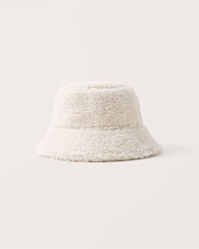 Women's Sherpa Bucket Hat | Women's Accessories | Abercrombie.com | Abercrombie & Fitch (US)