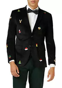 Men's Deluxe Blazer Christmas - X-Mas Icons | Belk