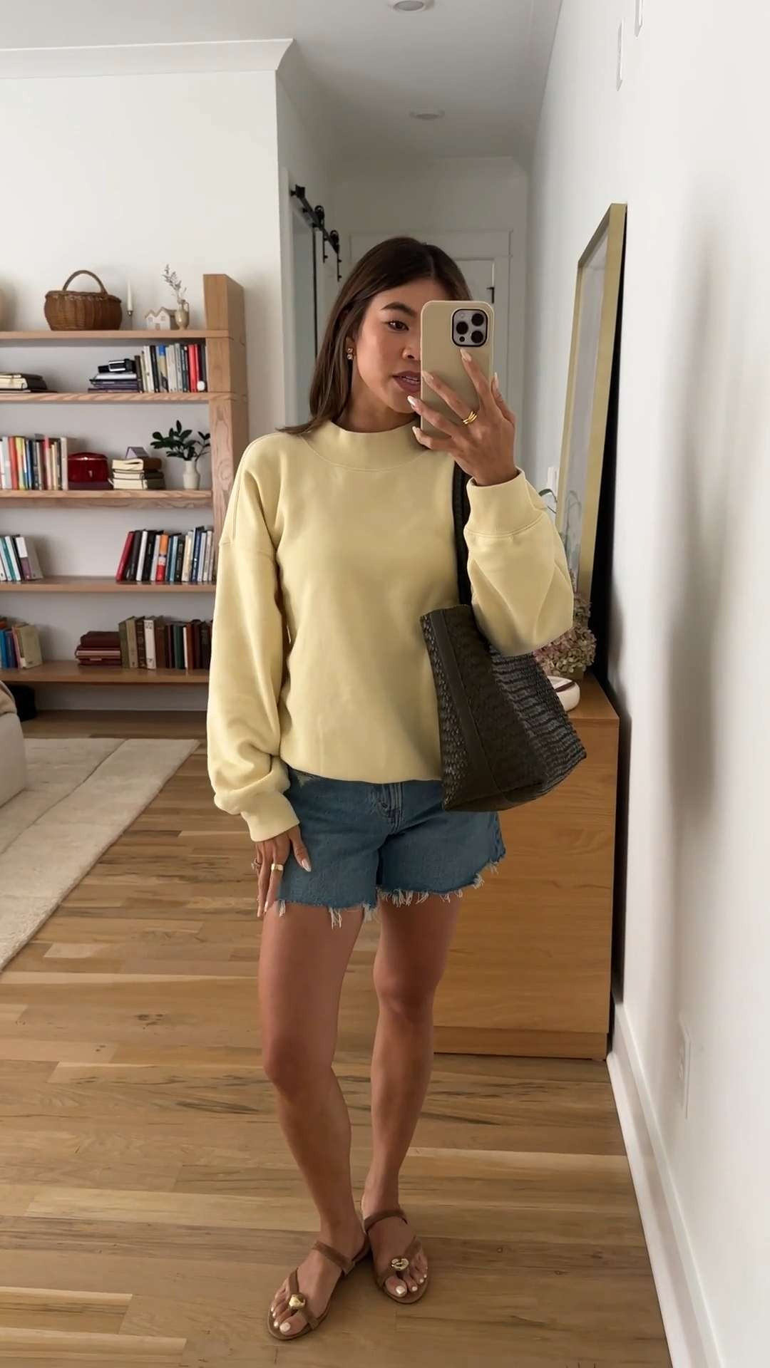 My butter yellow obsession continues - this @abercrombie fleece is in the cutest color!

Sizing info:
Abercrombie High Rise Dad short - Size 24 in Medium Destroy 
Abercrombie Sunday Mockneck Crew - size small in Light Yellow

petite fashion, get dressed with me, outfit inspiration, ootd, nashville outfit, Nashville influencer, petite style, vacation style, casual outfits, mom style, petite shorts, spring outfits, spring outfit info, spring shorts, spring outfit idea, spring top, spring bag, spring shoes, summer shorts, summer denim, denim shorts, summer sweatshirt, yellow sweatshirt abercrombie shorts

#LTKxAbercrombie #LTKootd #LTKPetite