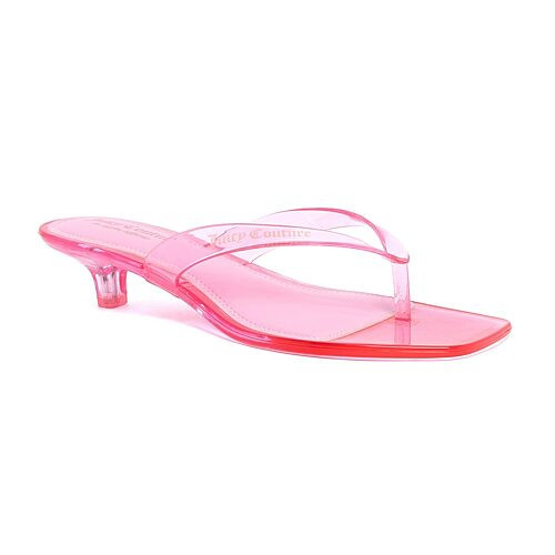 Juicy Couture Womens Jelly Candy Heeled Sandals, 6 Medium, Pink | JCPenney