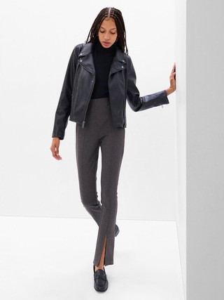High Rise Slit-Front Leggings | Gap (US)
