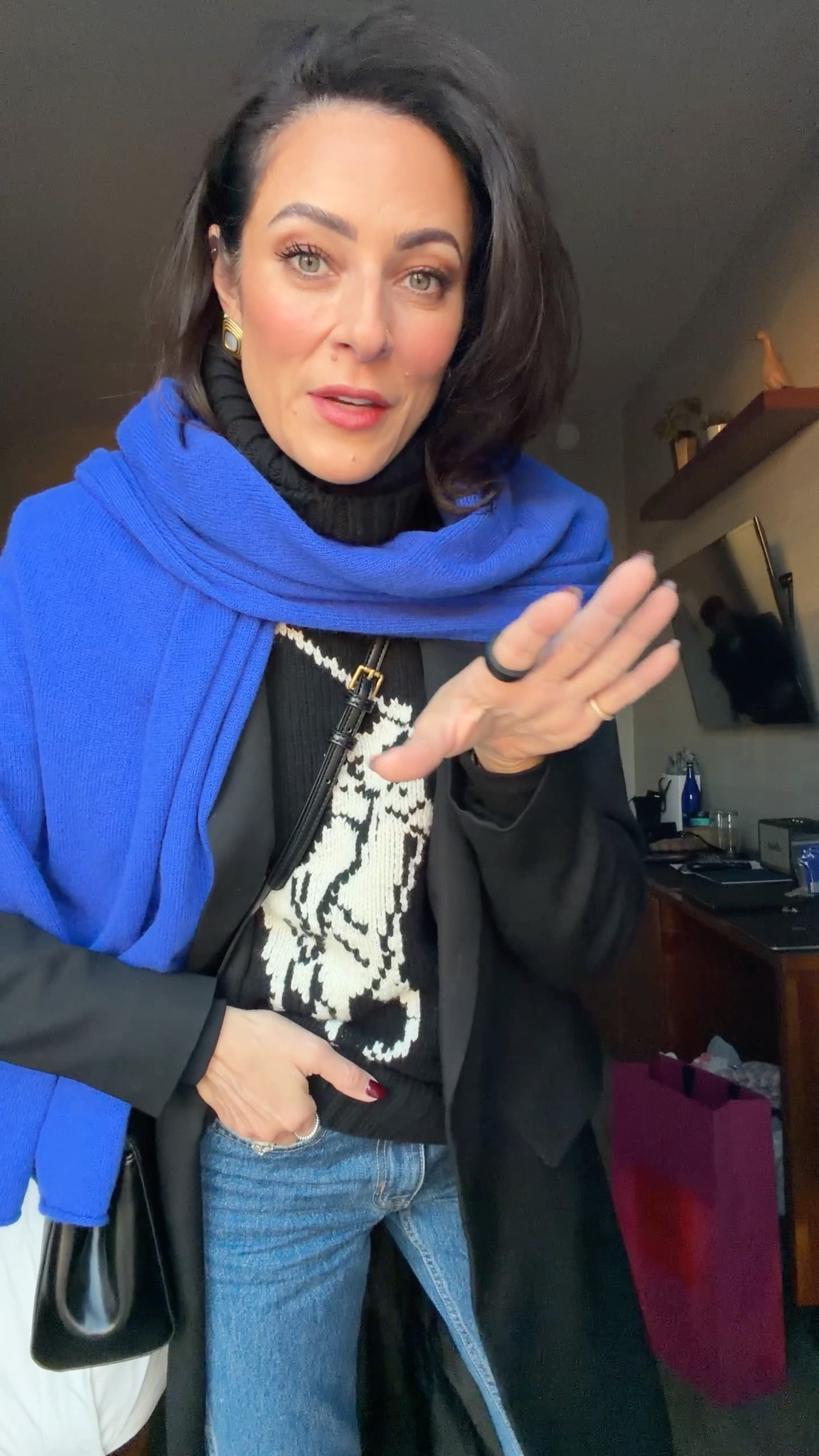 NYC #ootd for a walking our way through the city and crossing our fingers Hamilton!! #LTKCyberWeek 

#LTKOver40 #LTKSaleAlert