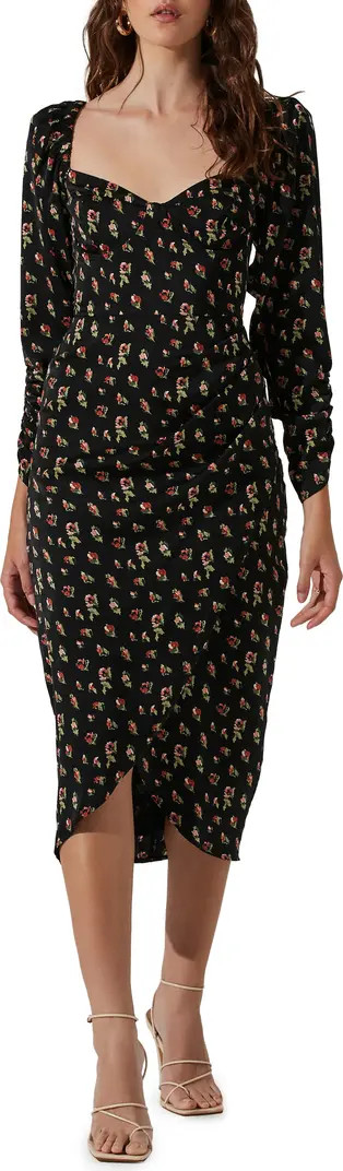 Floral Print Long Sleeve Dress | Nordstrom