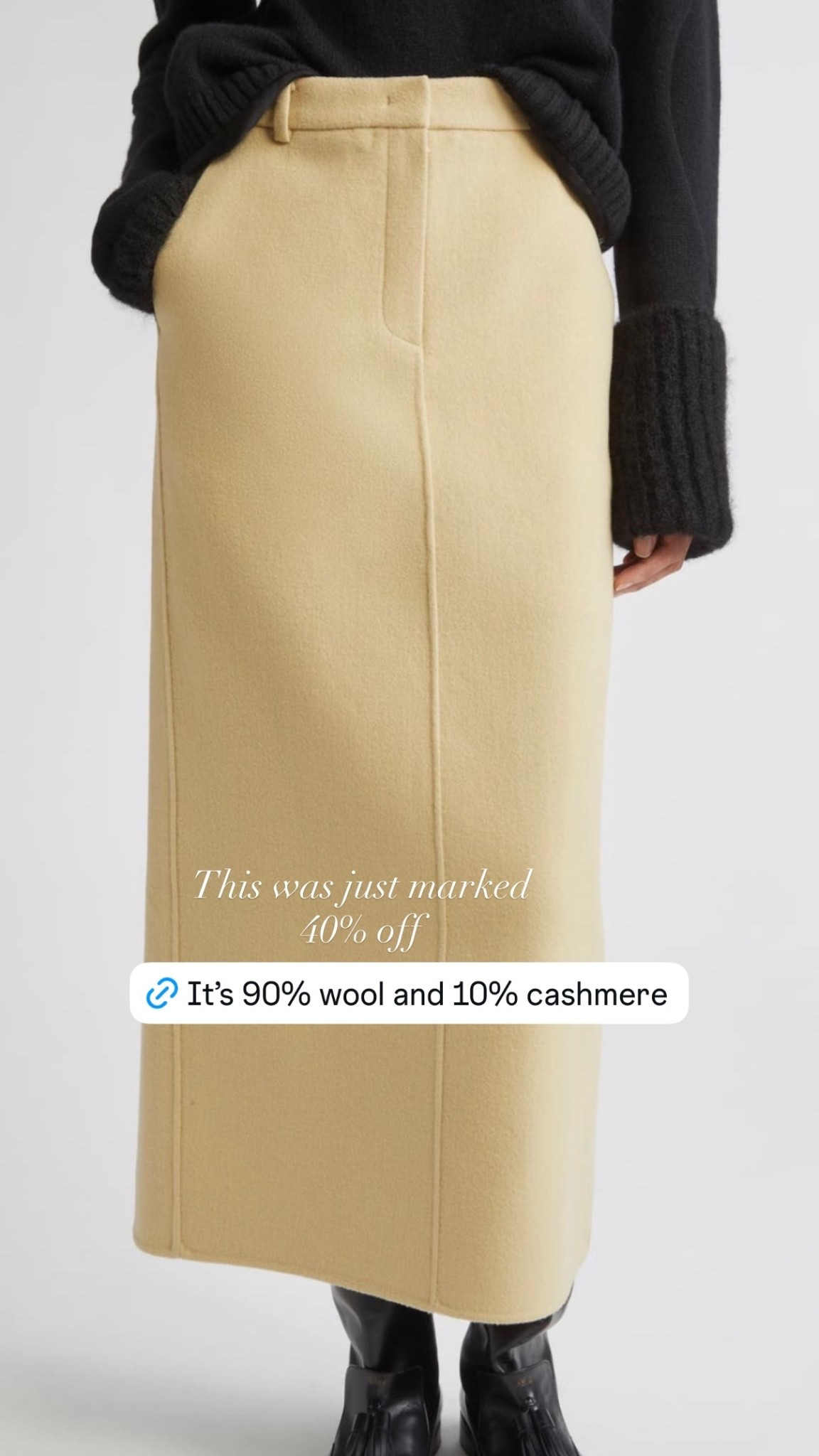 On sale - now $322

#longskirt
#winterskirt
#woolskirt
#classicstyle
#Nordstrom

#LTKSaleAlert #LTKHoliday #LTKGiftGuide