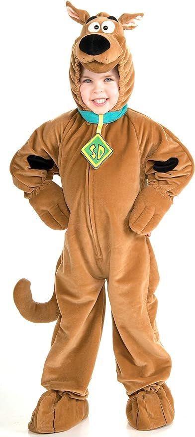 Amazon.com: Scooby - Doo Child's Deluxe Scooby Costume, Medium : Clothing, Shoes & Jewelry | Amazon (US)