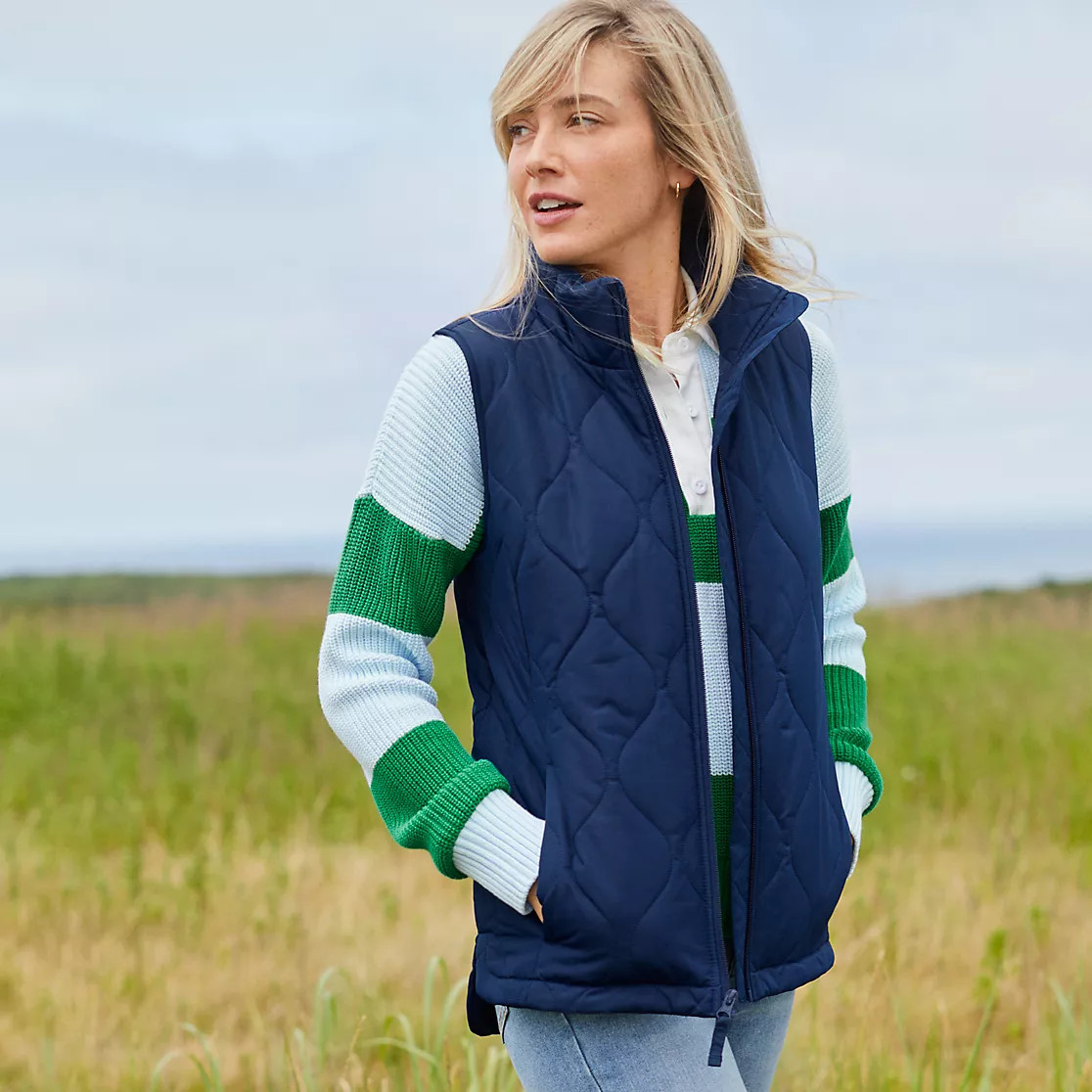 FeatherFree Quilted Insulated Vest | Lands' End (US)