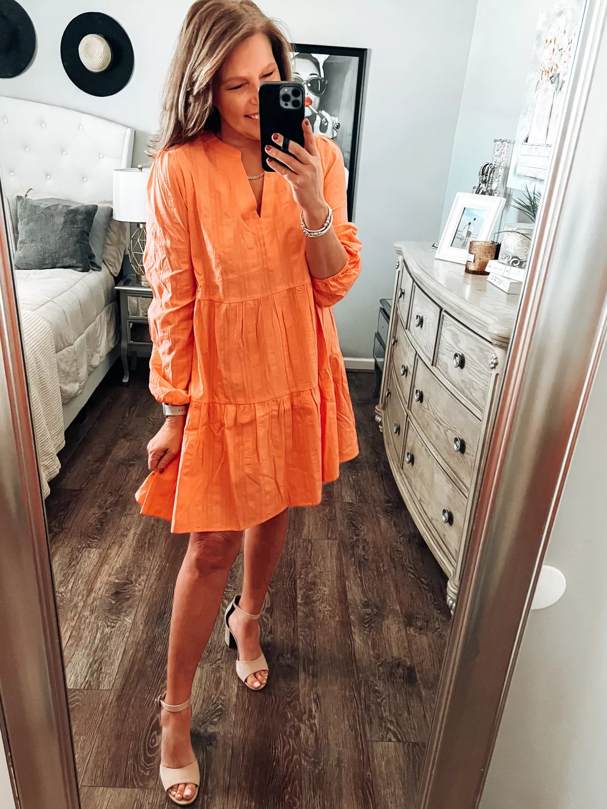 walmart casual dresses Wear-to-Work in Womens Dresses Hem 130 cm L Bust 116 cm #WalmartPartner WALMART SPRING EASTER FASHION