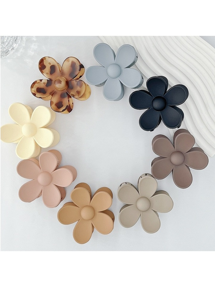 8pcs/set Fashionable All-match Flower Hair Claw Clips For Daily Decoration | SHEIN