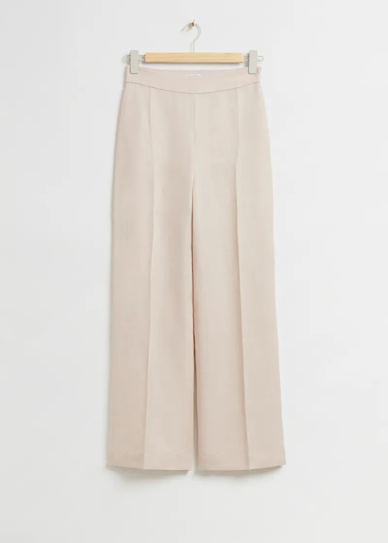 Linen Wide-Cut Trousers | & Other Stories US