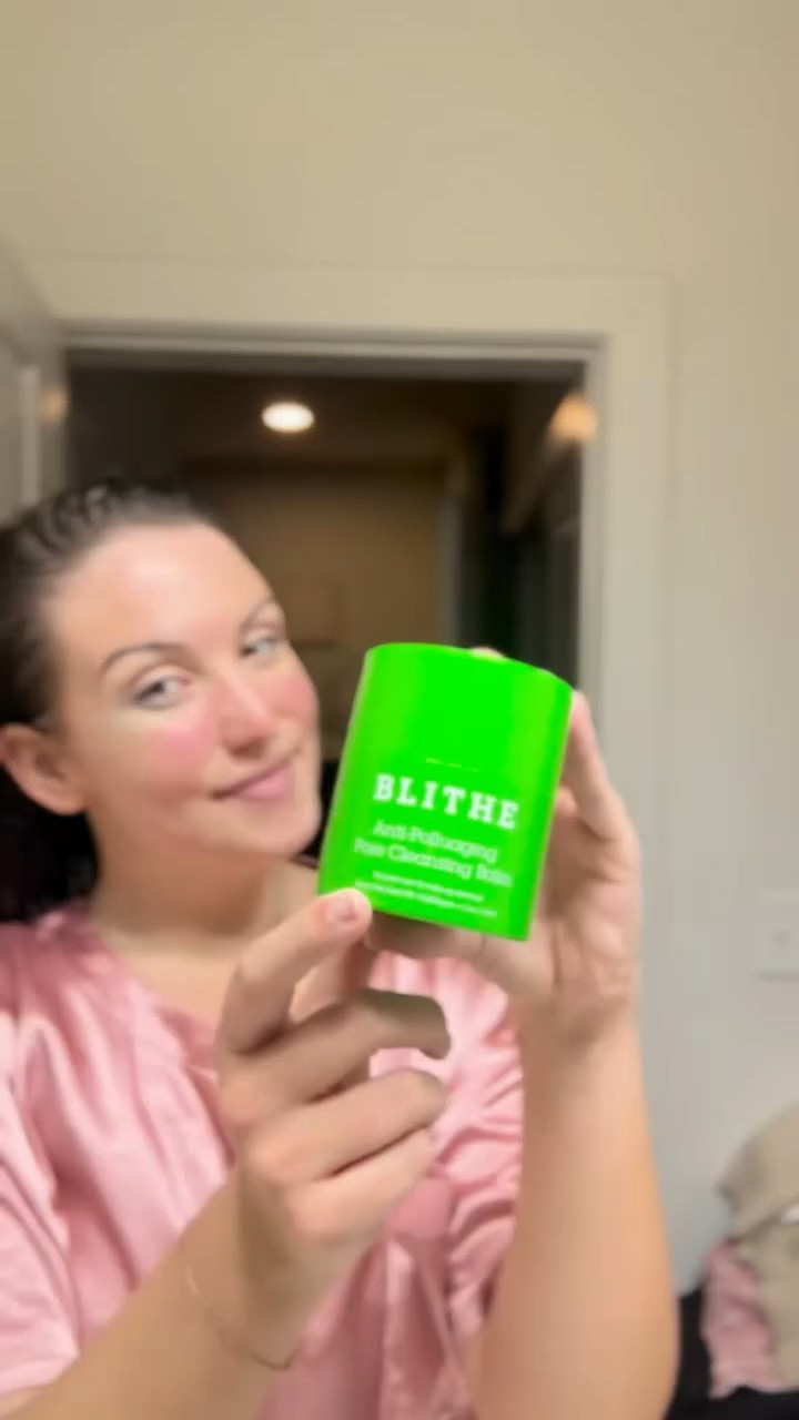 No more messy jars or digging for a spatula…this BLITHE Cleansing Balm is a game changer 🙌🏼 

The twist-up design keeps things fresh and clean while the balm melts into an oil, then a milky cleanser to remove makeup, sunscreen, and all the day’s buildup. Packed with 5 plant-based oils (hello, Green Tea Seed & Jojoba!) plus AHA & BHA, it gently exfoliates, clears out pores, and leaves your skin glowing. 

Who’s ready for a fresh-faced moment? ✨ 
*
*
*
#ContentCreatorLife #CreatorCommunity #ContentStrategy #DigitalCreator #InstaCreators #SocialMediaContent 

#LTKStyleTip #LTKWatchNow #LTKBeauty
