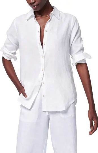 Sands Relaxed Linen Button-Up Shirt | Nordstrom