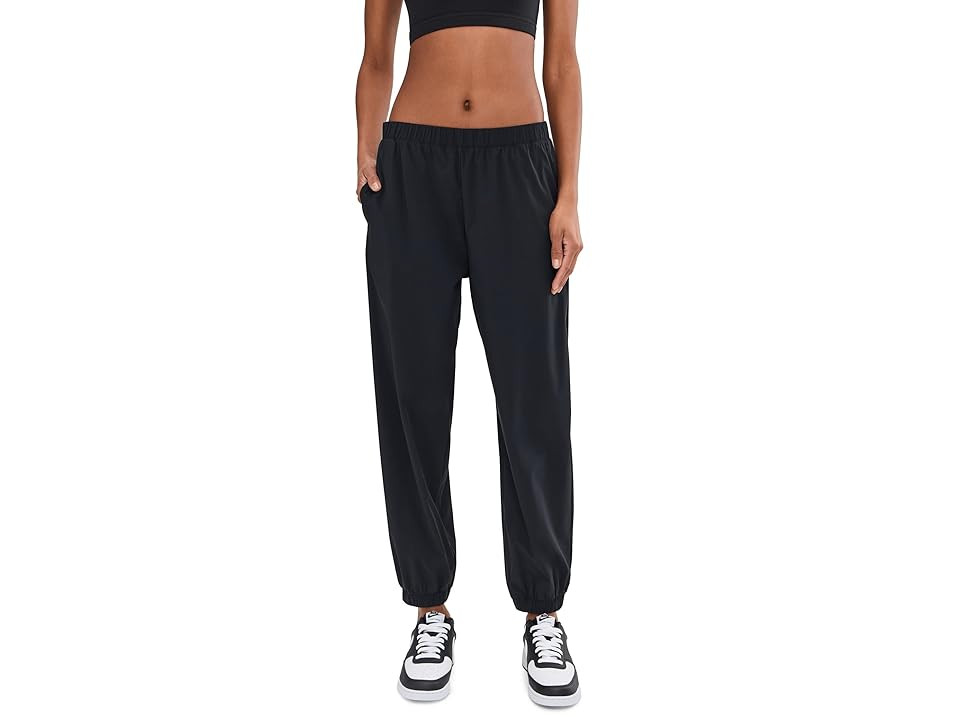 Splits59 Megan Woven Nylon Joggers Women's Clothing Black : XS, Nylon/Spandex | Zappos