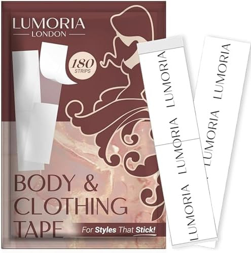 Lumoria Double Sided Tape for Clothes (180 Pack) - Fashion Tape & Fabric Adhesive, Perfect for Dr... | Amazon (CA)