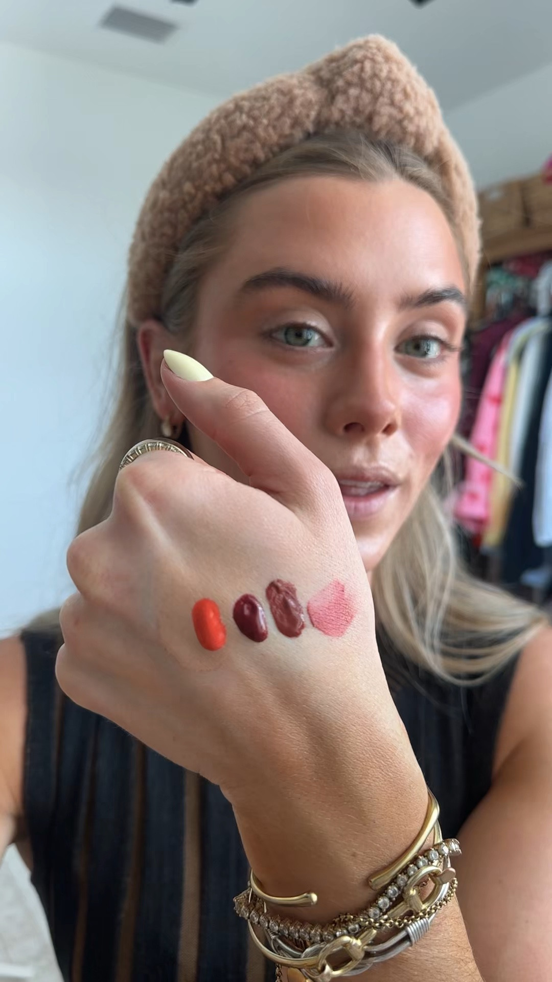 My code is SLOANE. A weightless liquid blush with serious pigment and a soft-stain finish. Cool Blush Serum Cheek Tint delivers buildable payoff—from a natural flush to bold color—with just a drop. Powered by squalane, hyaluronic acid, and hibiscus extract, it blends seamlessly into skin for a “just-pinched” look that stays put. The cooling metal tip delivers a unique swipe of color that looks more like skin and less like effort.

Shade Descriptions:
 
Cool Girl - Midtone Rose
Summer Girl - Bright Coral
Moody Girl - Bronzed Terracotta
Lover Girl - Warm Berry @dibsbeauty      @ulta

#LTKgrwm #LTKselfcare #LTKBeauty