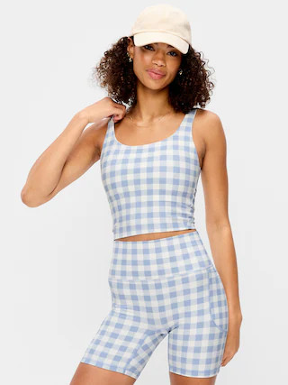 Light Support PowerSoft Longline Sports Bra | Old Navy (US)