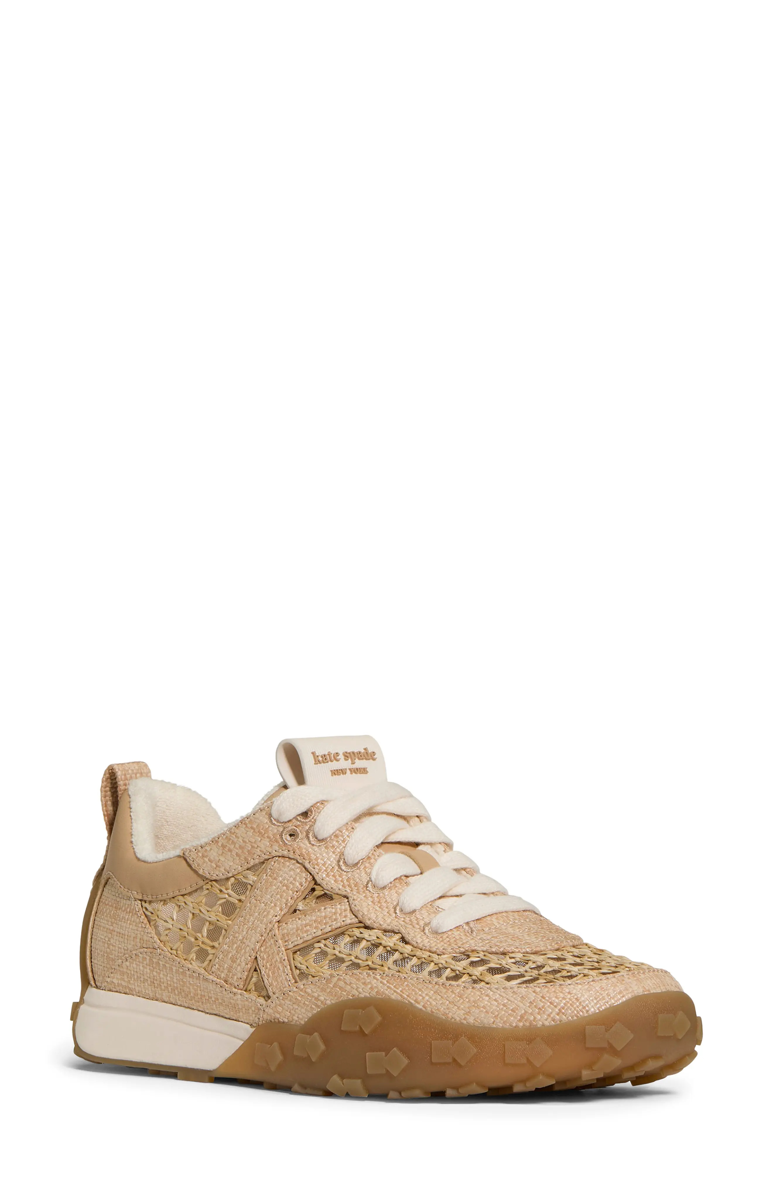 Kate Spade New York kate raffia high top sneaker (Women) | Nordstrom | Nordstrom