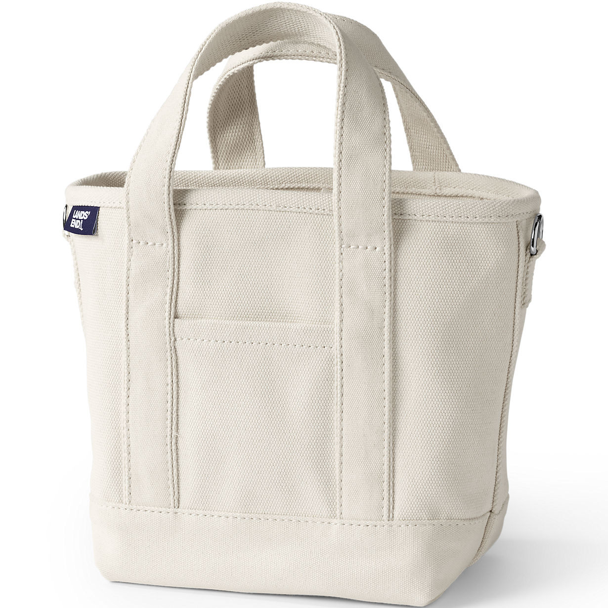Medium Natural 5 Pocket Open Top Canvas Tote Bag | Lands' End (US)