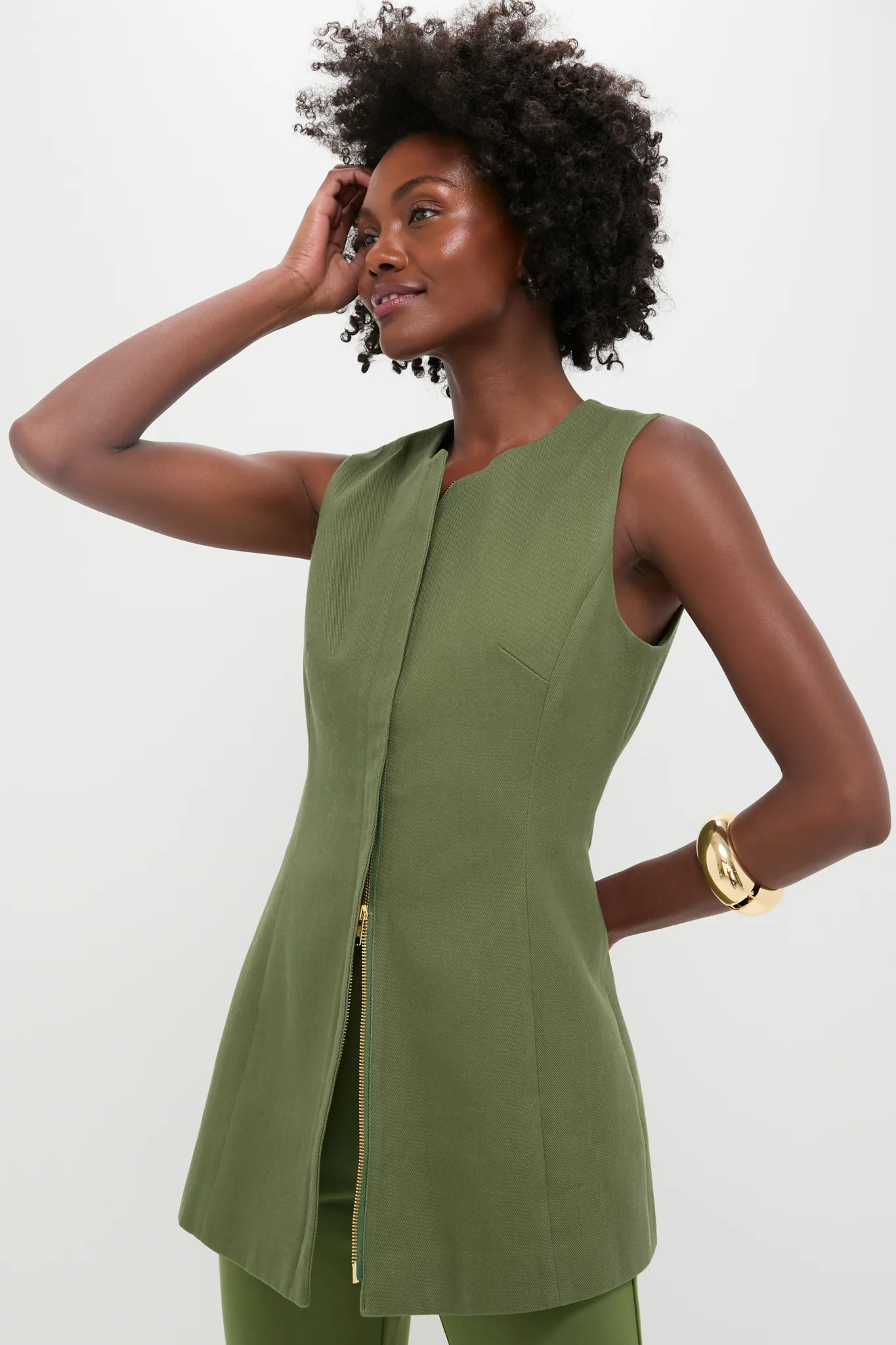 Green Rhoda Tunic Top | Tuckernuck (US)