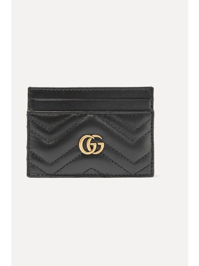 GG Marmont quilted leather cardholder | NET-A-PORTER (UK & EU)