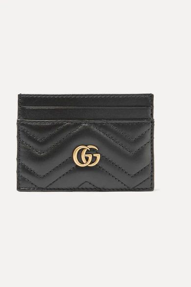 GG Marmont quilted leather cardholder | NET-A-PORTER (UK & EU)