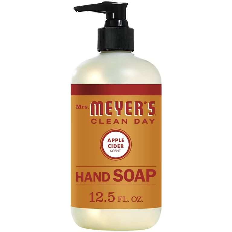 Mrs. Meyer's Clean Day Liquid Hand Soap, Apple Cider Scent, 12.5 Ounce Bottle - Walmart.com | Walmart (US)