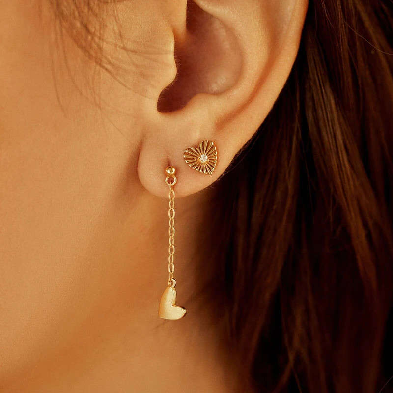 Heart Dangle Earrings - Pura Vida Bracelets | Pura Vida Bracelets